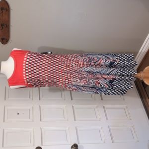 Nic & Zoe 1X multicolor Knit Dress